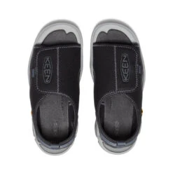 Keen Big Kids' Knotch River Open-Toe | Black/Steel Grey -Keen 0613842a85d1f5b62ba92b1438517e3adeed5084