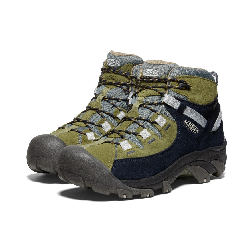 Keen Men's Targhee II Waterproof Hiking Boot X AtelierBluebottle | Sky Captain/Olive Drab 2 Keen Men's Targhee II Waterproof Hiking Boot X AtelierBluebottle | Sky Captain/Olive Drab - Image 2