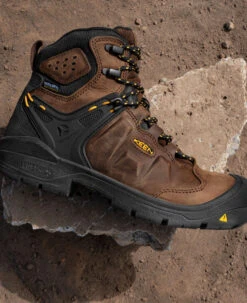 Keen Women's Dover 6" Waterproof Boot (Carbon-Fiber Toe) | Dark Earth/Black 13 Keen Women's Dover 6" Waterproof Boot (Carbon-Fiber Toe) | Dark Earth/Black -Keen 1024210 PDP RightImage