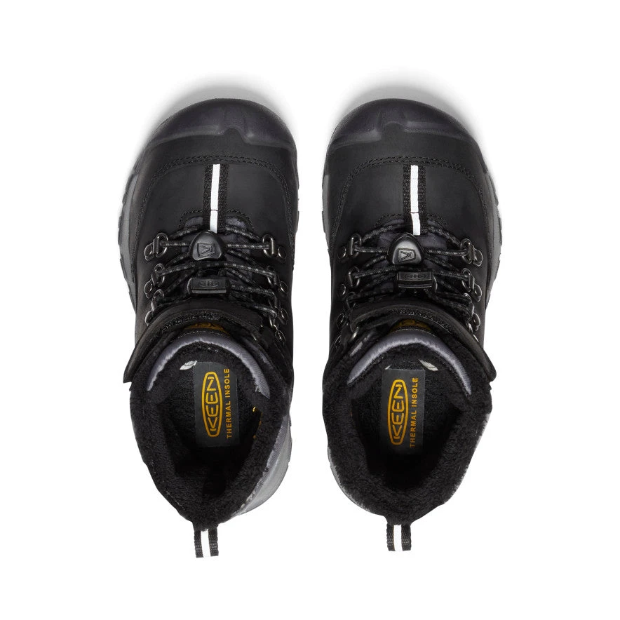 Keen Little Kids' Kanibou Waterproof Winter Boot | Black/Magnet 4 Keen Little Kids' Kanibou Waterproof Winter Boot | Black/Magnet - Image 4