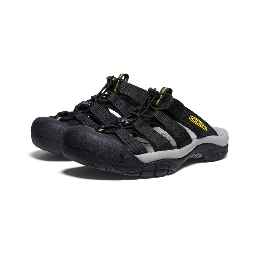 Men's Newport Slide | Black/KEEN Yellow 2 Men's Newport Slide | Black/KEEN Yellow - Image 2
