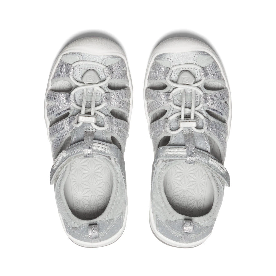 Keen Little Kids' Moxie Sandal | Silver 4 Keen Little Kids' Moxie Sandal | Silver - Image 4