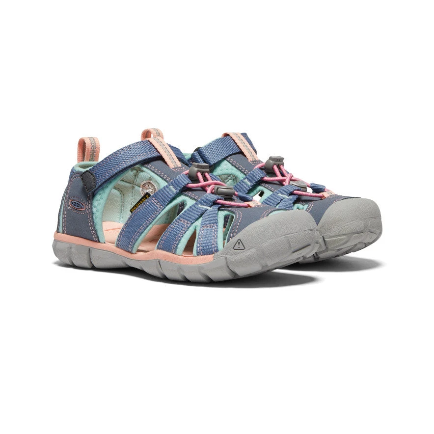 Keen Big Kids' Seacamp II CNX | Flint Stone/Ocean Wave 2 Keen Big Kids' Seacamp II CNX | Flint Stone/Ocean Wave - Image 2
