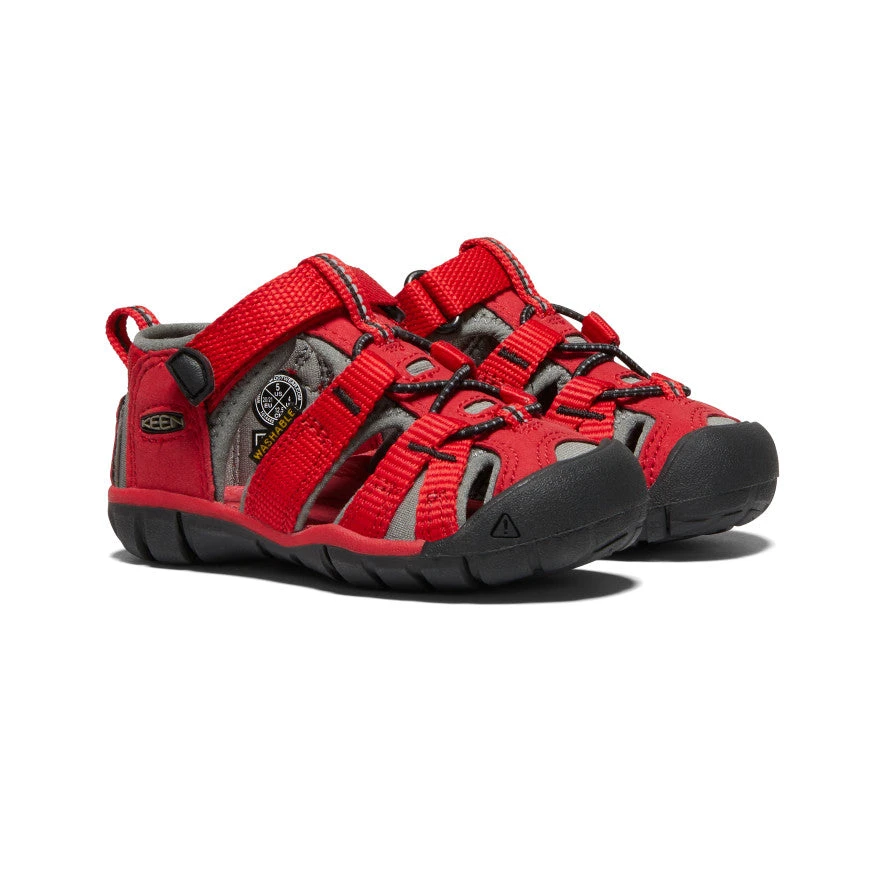 Keen Toddlers' Seacamp II CNX | Racing Red/Gargoyle 2 Keen Toddlers' Seacamp II CNX | Racing Red/Gargoyle - Image 2