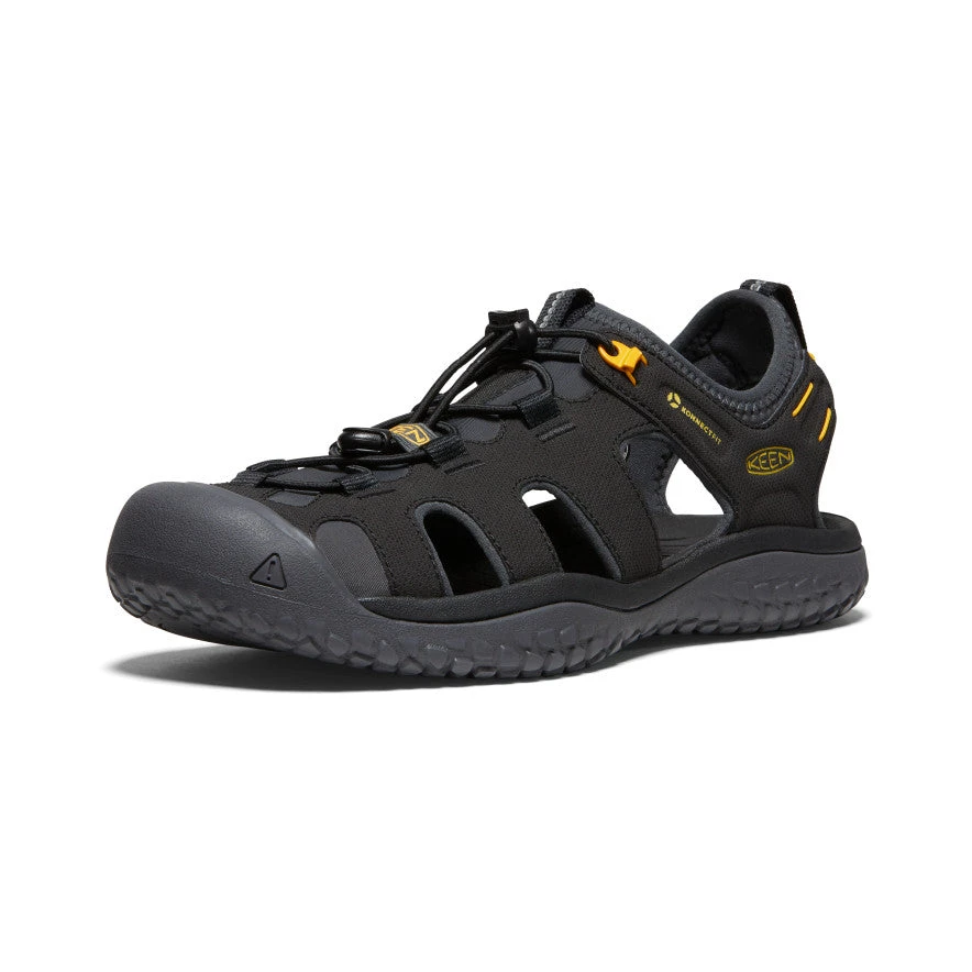 Keen Men's SOLR Sandal | Black/Gold 3 Keen Men's SOLR Sandal | Black/Gold - Image 3