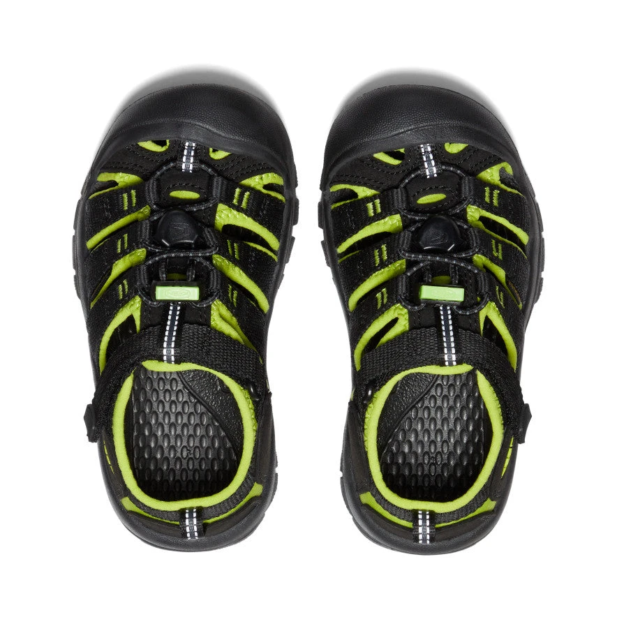 Keen Little Kids' Newport H2 | Black/Lime Green 4 Keen Little Kids' Newport H2 | Black/Lime Green - Image 4