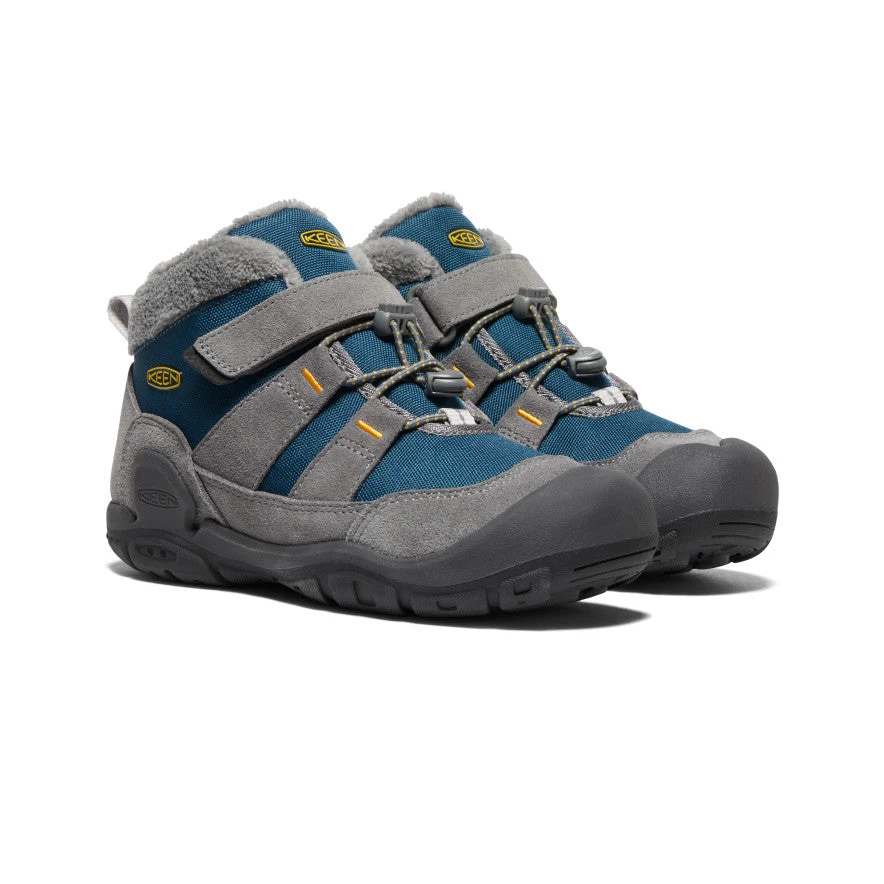 Keen Big Kids' Knotch Chukka | Steel Grey/Blue Wing Teal 2 Keen Big Kids' Knotch Chukka | Steel Grey/Blue Wing Teal - Image 2