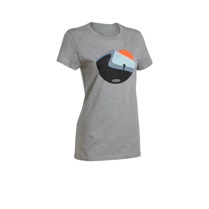 Keen Women's Hike More Tee | Medium Gray Heather 1 Keen Women's Hike More Tee | Medium Gray Heather