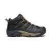 Keen Men's Lansing Mid Waterproof (Steel Toe) | Raven/Tawny Olive