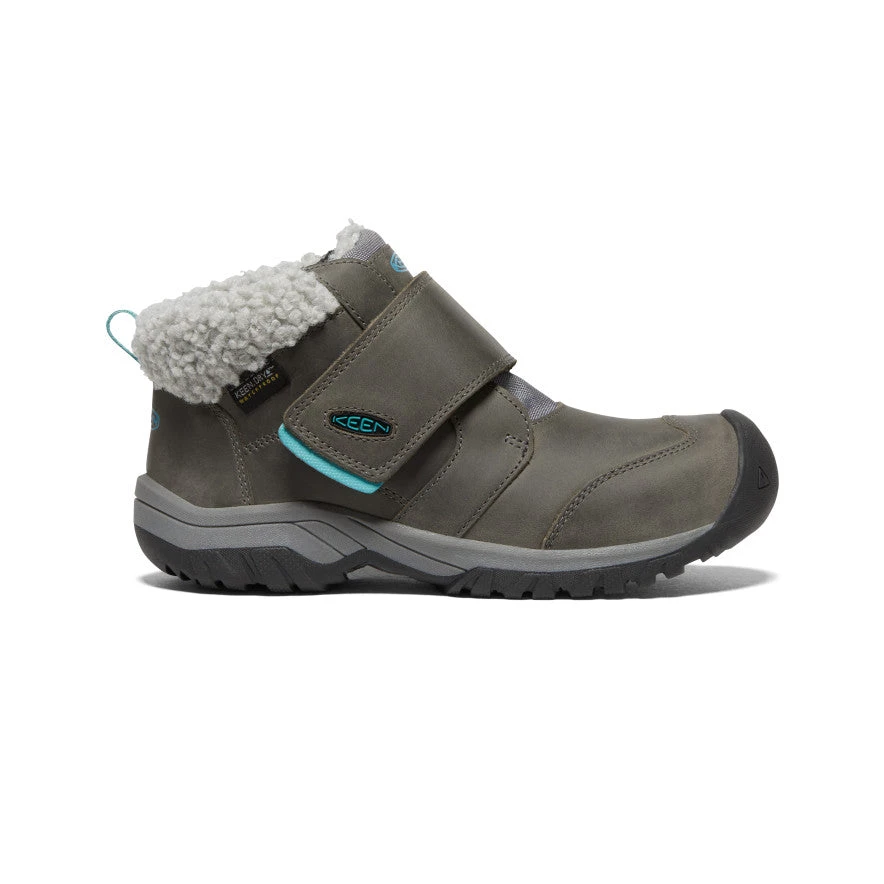 Keen Big Kids' Kootenay IV Waterproof Boot | Steel Grey/Porcelain 1 Keen Big Kids' Kootenay IV Waterproof Boot | Steel Grey/Porcelain