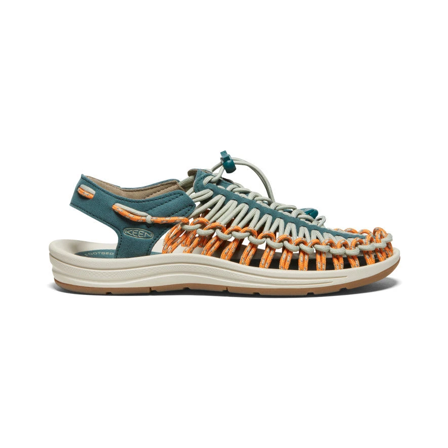 Keen Women's UNEEK Sneaker | Sea Moss/Tangerine 1 Keen Women's UNEEK Sneaker | Sea Moss/Tangerine