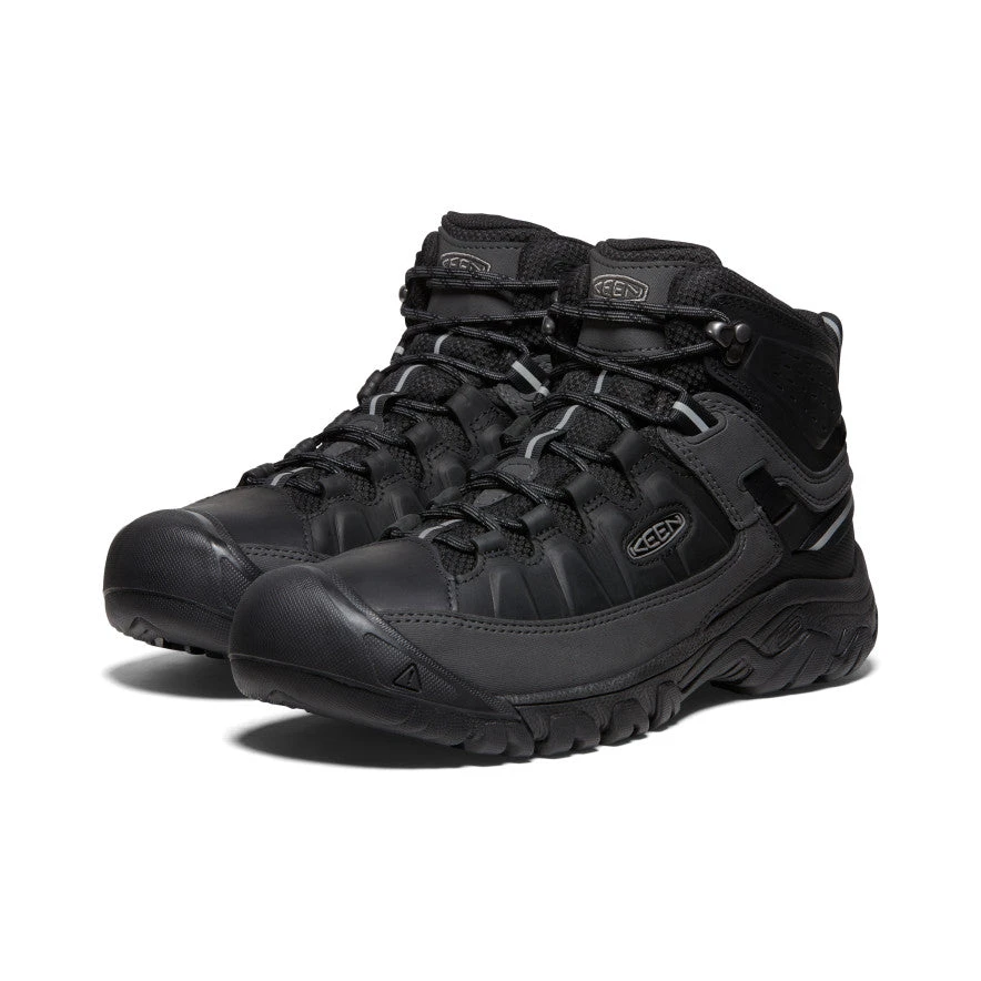 Keen Men's Targhee III Waterproof Mid | Triple Black 2 Keen Men's Targhee III Waterproof Mid | Triple Black - Image 2