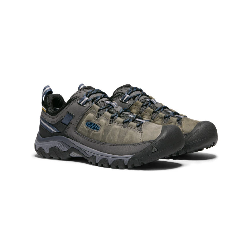 Keen Men's Targhee III Waterproof | Steel Grey/Captain's Blue 2 Keen Men's Targhee III Waterproof | Steel Grey/Captain's Blue - Image 2