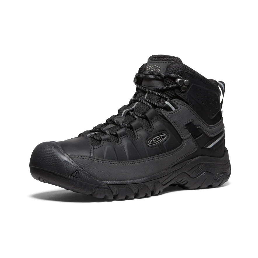 Keen Men's Targhee III Waterproof Mid | Triple Black 3 Keen Men's Targhee III Waterproof Mid | Triple Black - Image 3