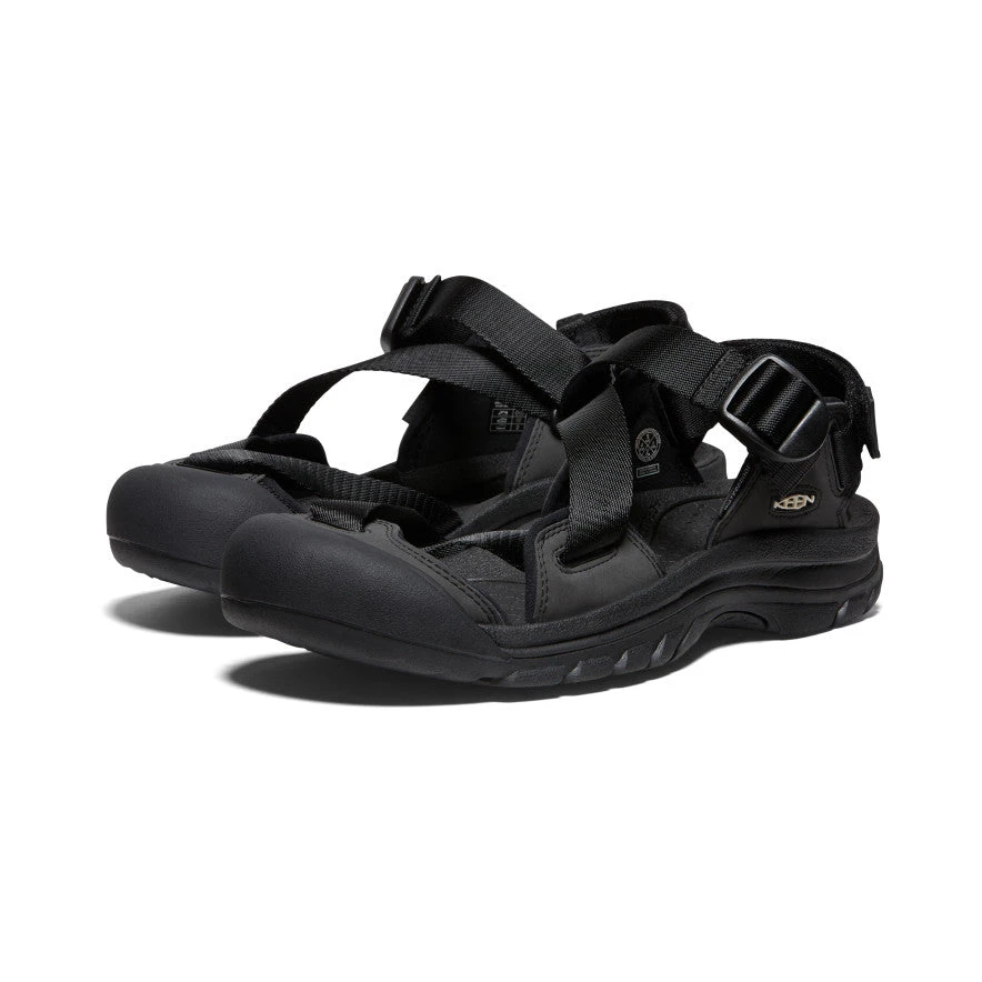 Keen Men's Zerraport II Sandal | Black/Black 2 Keen Men's Zerraport II Sandal | Black/Black - Image 2