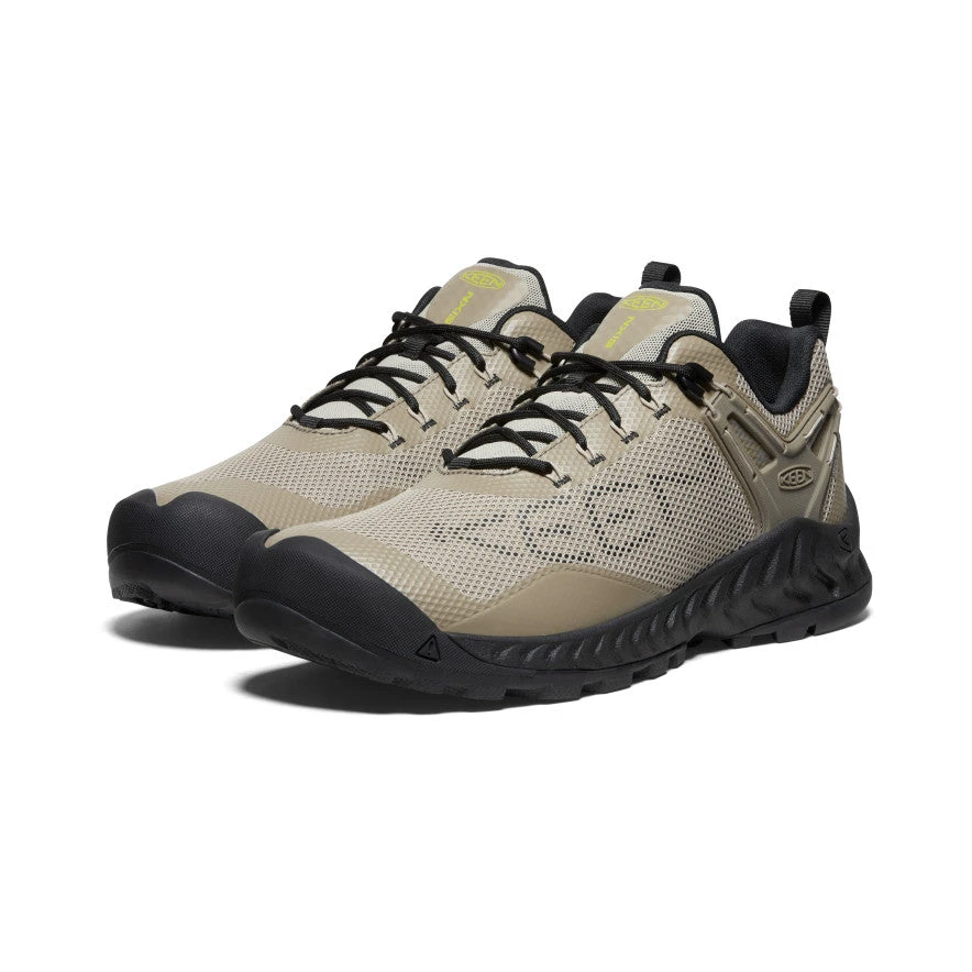 Keen Men's NXIS EVO Waterproof Shoe | Plaza Taupe/Citronelle 2 Keen Men's NXIS EVO Waterproof Shoe | Plaza Taupe/Citronelle - Image 2