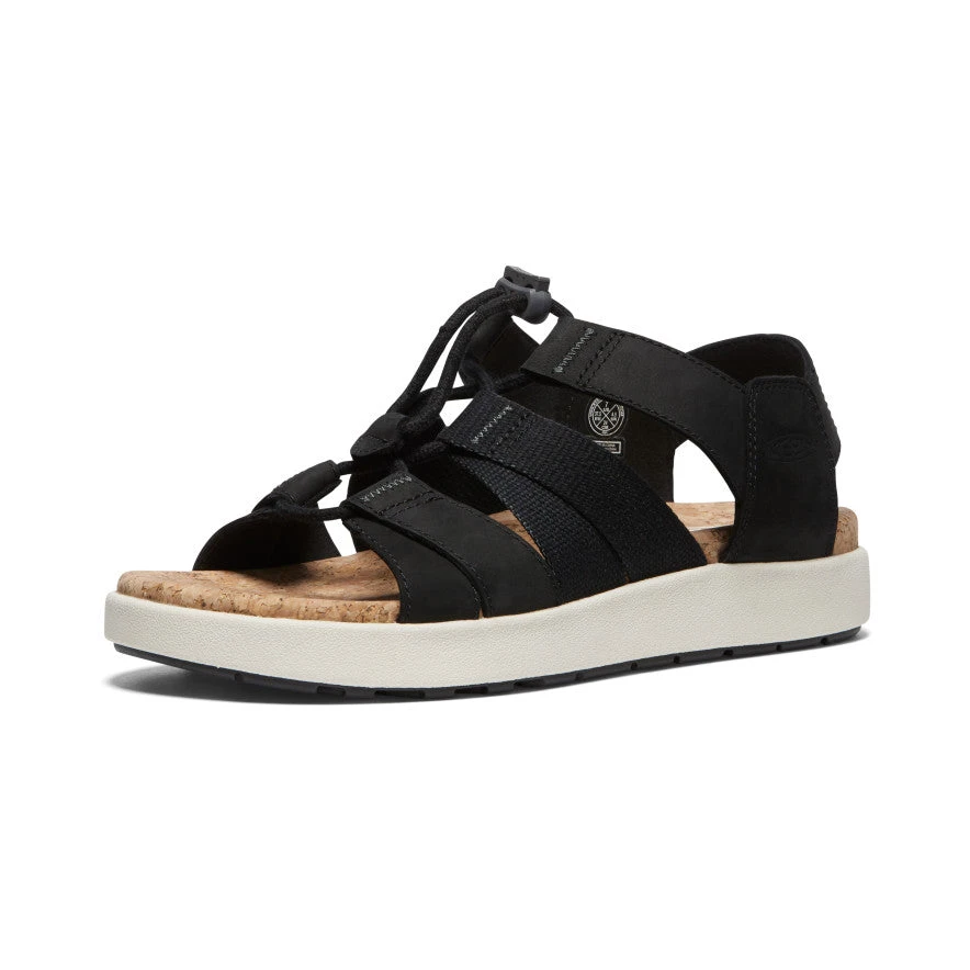 Keen Women's Elle Mixed Strap Sandal | Black/Birch 3 Keen Women's Elle Mixed Strap Sandal | Black/Birch - Image 3