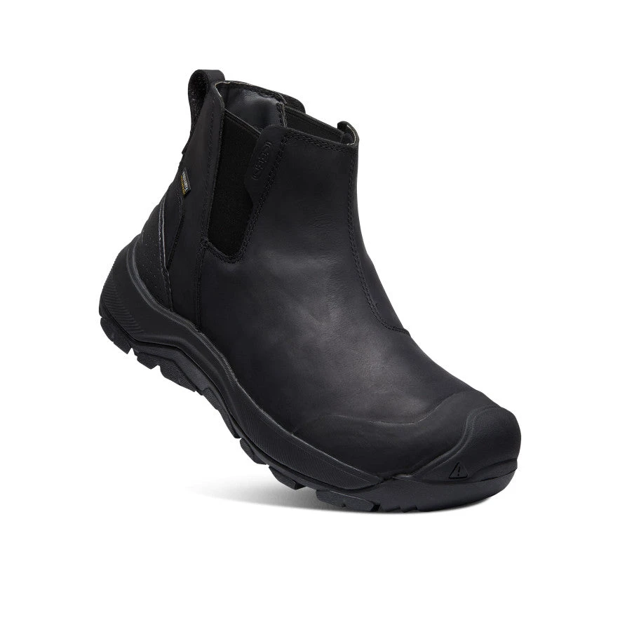 Keen Men's Revel IV Waterproof Chelsea | Black/Black 3 Keen Men's Revel IV Waterproof Chelsea | Black/Black - Image 3