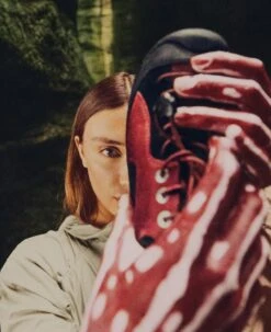 Keen Women's Jasper Rocks Sneaker X Hiking Patrol | Phantasmal Red -Keen KEEN W 1028333 HikingPatrolxJasperRocks Lifestyle PDP Single Left