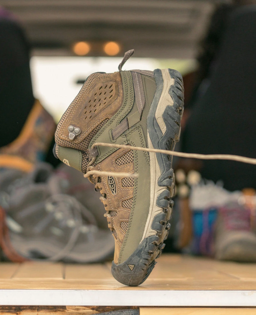 Keen Men's Targhee Vent Mid | Olivia/Bungee Cord 7 Keen Men's Targhee Vent Mid | Olivia/Bungee Cord - Image 7