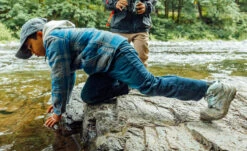 Keen Big Kids' Ridge Flex Waterproof Boot | Grey/Blue Tint 11 Keen Big Kids' Ridge Flex Waterproof Boot | Grey/Blue Tint -Keen RidgeFlexPDPLifestyle1Kids 3