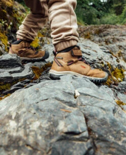 Keen Little Kids' Ridge Flex Waterproof Boot | Bison/Red Carpet -Keen RidgeFlexPDPLifestyle3Kids 890edebf a9da 492a af65 1fe7266705cd