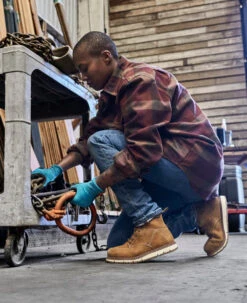 Keen Women's San Jose 6" Waterproof Boot (Aluminum Toe) | Almond/Gum 12 Keen Women's San Jose 6" Waterproof Boot (Aluminum Toe) | Almond/Gum -Keen SDD 496 PDP SanJose 1026369 Left Image