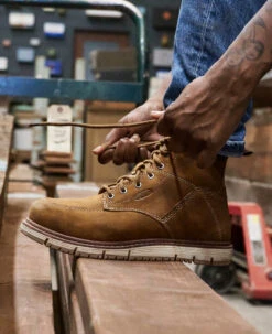 Keen Women's San Jose 6" Waterproof Boot (Aluminum Toe) | Almond/Gum 13 Keen Women's San Jose 6" Waterproof Boot (Aluminum Toe) | Almond/Gum -Keen SDD 496 PDP SanJose 1026369 Right Image