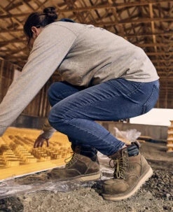 Keen Women's Cincinnati 6" Waterproof Boot (Carbon-Fiber Toe) | Belgian/Sandshell 13 Keen Women's Cincinnati 6" Waterproof Boot (Carbon-Fiber Toe) | Belgian/Sandshell -Keen SDD 505 PDP Cincinnati 1023224 Right Image