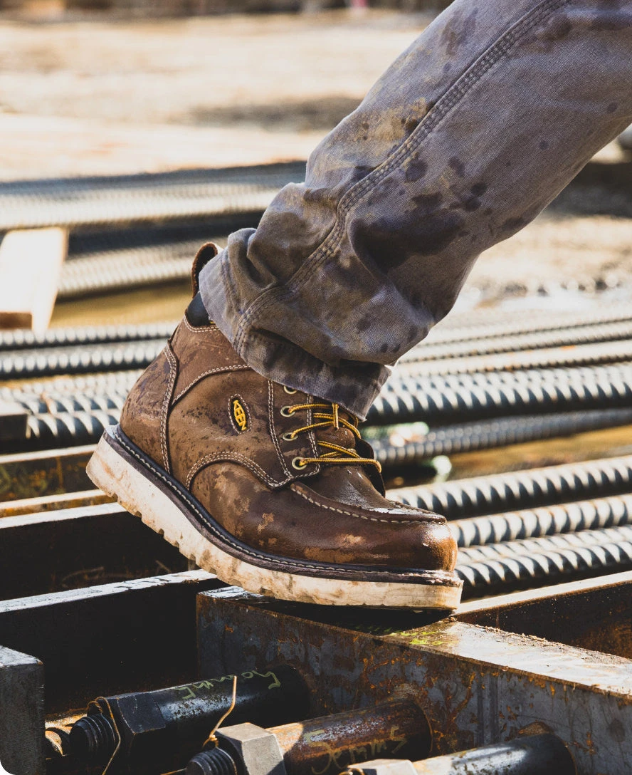 Keen Men's Cincinnati 6" Boot (Soft Toe) | Belgian/Sandshell 6 Keen Men's Cincinnati 6" Boot (Soft Toe) | Belgian/Sandshell - Image 6