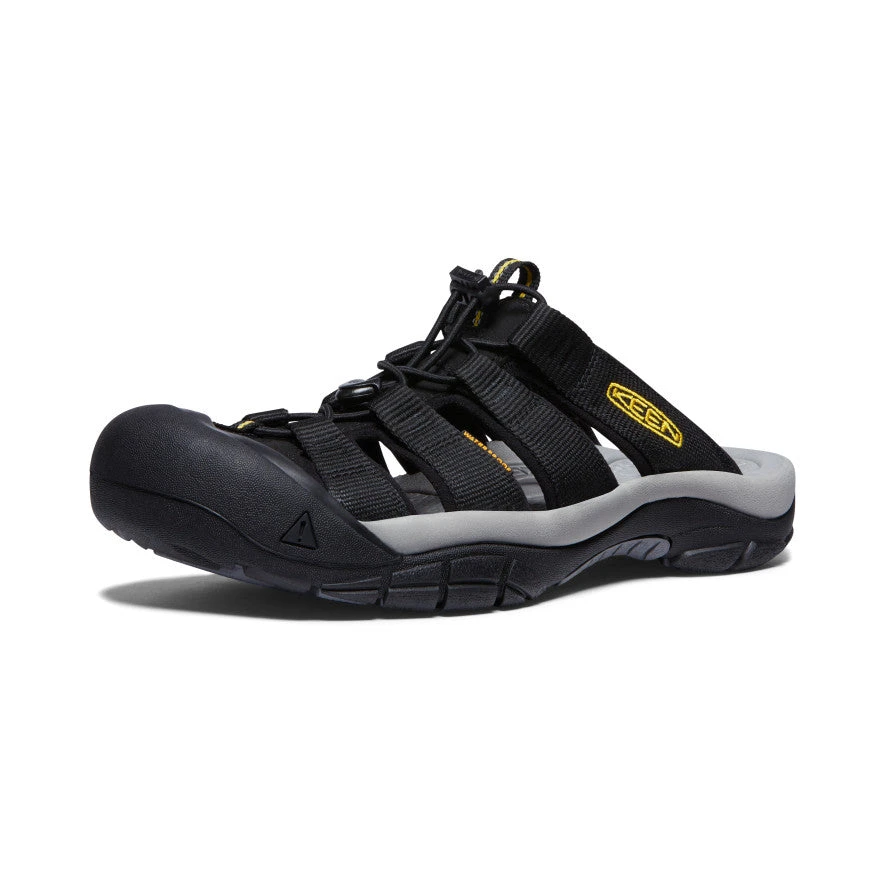 Men's Newport Slide | Black/KEEN Yellow 3 Men's Newport Slide | Black/KEEN Yellow - Image 3