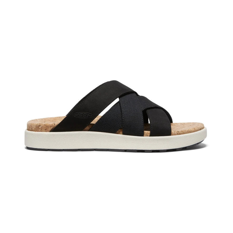 Keen Women's Elle Mixed Slide | Black/Birch 1 Keen Women's Elle Mixed Slide | Black/Birch