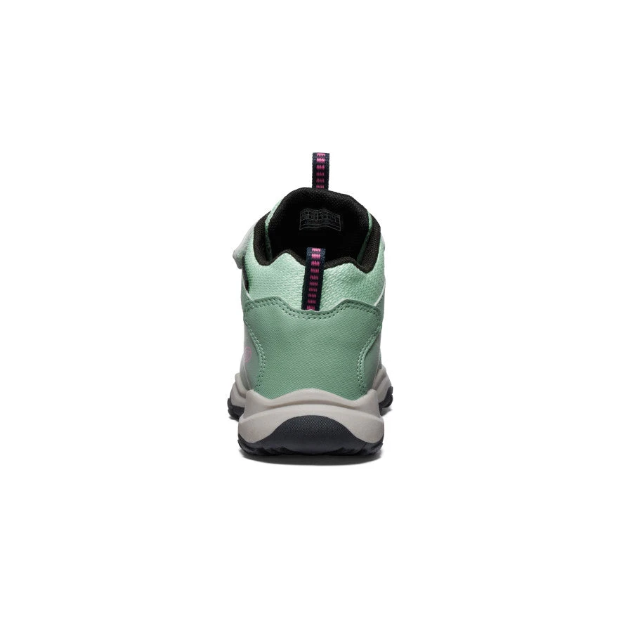 Keen Little Kids' Wanduro Waterproof Boot | Granite Green/Ibis Rose 5 Keen Little Kids' Wanduro Waterproof Boot | Granite Green/Ibis Rose - Image 5