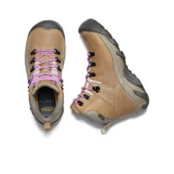 Keen Women's Pyrenees Waterproof Hiking Boot | Safari/English Lavender -Keen d2c01ab5f0b73e77c3a564658b875452b84b4a0d