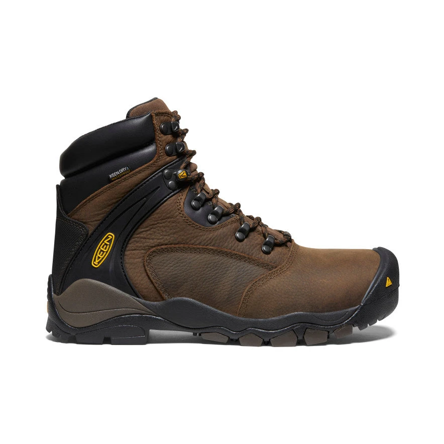 Keen Men's Louisville 6" Waterproof Boot (Steel Toe) | Cascade Brown 1 Keen Men's Louisville 6" Waterproof Boot (Steel Toe) | Cascade Brown