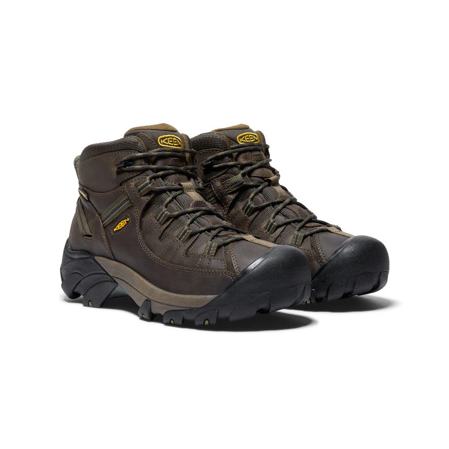 Keen Men's Targhee II Waterproof Mid Wide | Canteen/Dark Olive 2 Keen Men's Targhee II Waterproof Mid Wide | Canteen/Dark Olive - Image 2