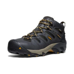 Keen Men's Lansing Mid Waterproof (Steel Toe) | Raven/Tawny Olive -Keen e964198265834cc2caa93d626798f3937d40a9f9