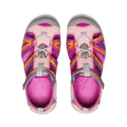 Keen Big Kids' Seacamp II CNX | Rainbow/Festival Fuchsia -Keen ea76f2263824a61b41b01969dc0f973fb306a852