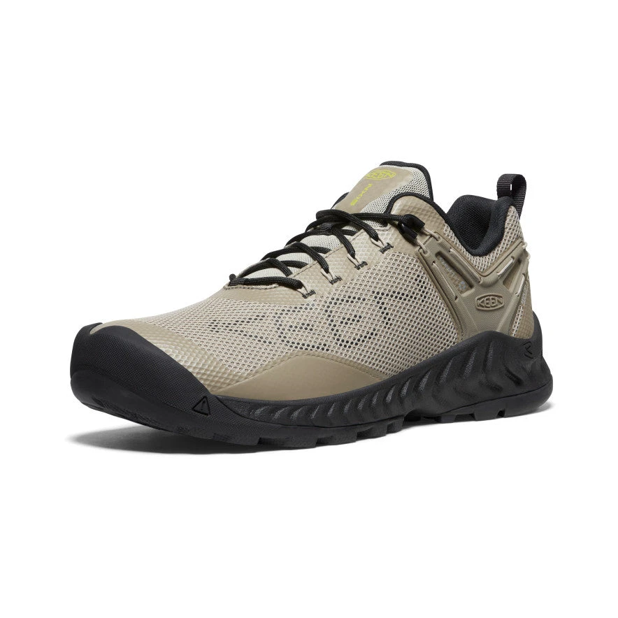Keen Men's NXIS EVO Waterproof Shoe | Plaza Taupe/Citronelle 3 Keen Men's NXIS EVO Waterproof Shoe | Plaza Taupe/Citronelle - Image 3