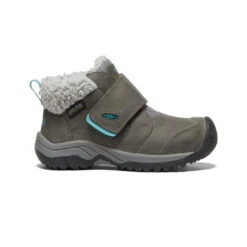 Keen Little Kids' Kootenay IV Waterproof Boot | Steel Grey/Porcelain