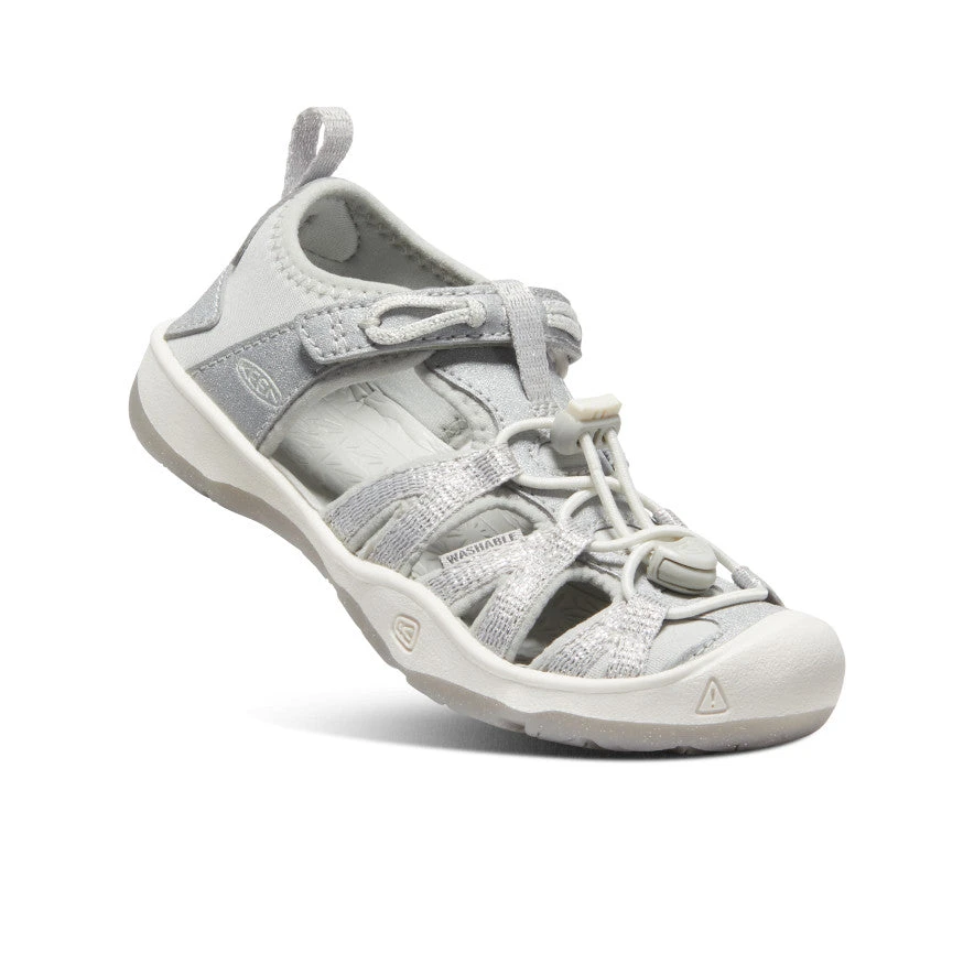 Keen Little Kids' Moxie Sandal | Silver 3 Keen Little Kids' Moxie Sandal | Silver - Image 3