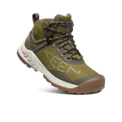 Keen Women's NXIS EVO Waterproof Boot | Olive Drab/Silver Birch -Keen f1f8df34c0b8648f3ddce7033c87cbf576a98441