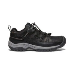 Keen Big Kids' Targhee Waterproof Shoe | Black/Steel Grey